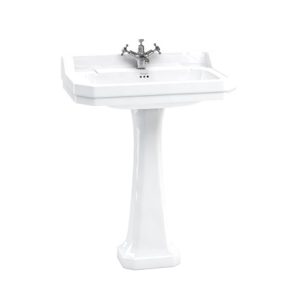 Burlington B18 1TH Edwardian 80cm 1th basin regal pedestal