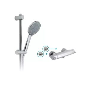 Vado Celsius Exposed Thermostatic Shower Set (CEL-1701-3/4-11-C/P)