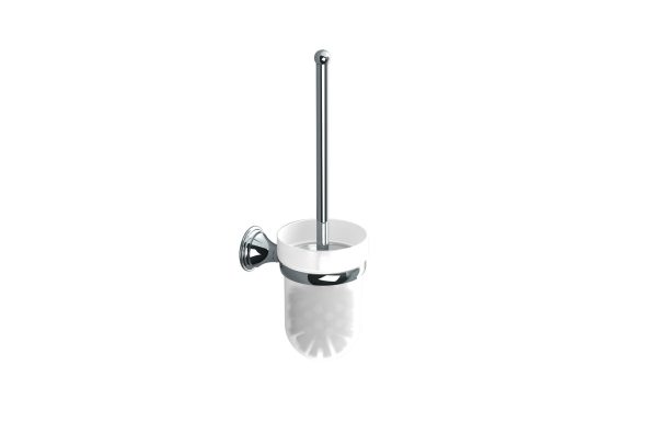 Sonia Genoa Traditional Chrome WC Brush Set 107643
