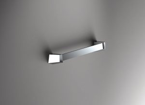 Sonia S8 Modern Chrome 34cm Bathroom Towel Rail 161775
