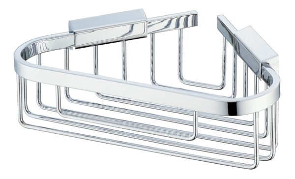 Vado medium metal shower corner wall basket BAS-2015M-C/P