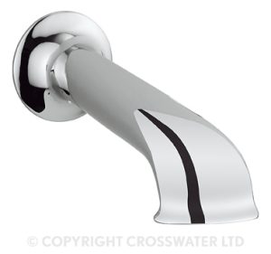 Crosswater Belgravia Crosshead wall bath spout BL0370WC