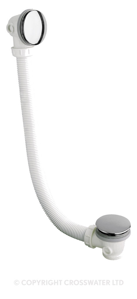 Crosswater Chrome 52mm wide Bath Click Clack Waste standard size