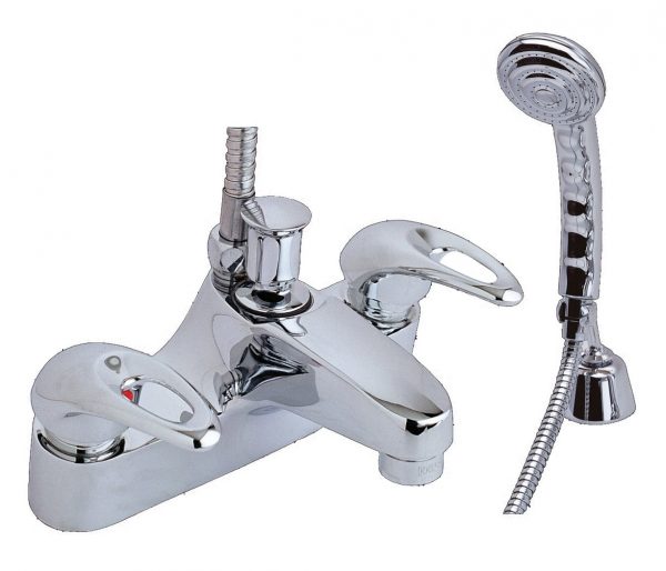JTP Plus Gio Deck Bath Shower Mixer With Kit G275
