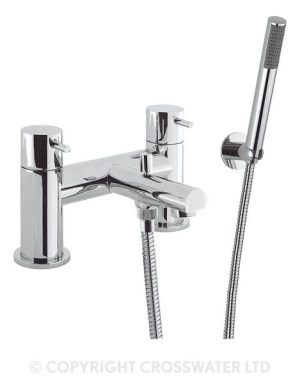 Crosswater Kai Lever Bath Shower Mixer Deck Mtd KL422DC