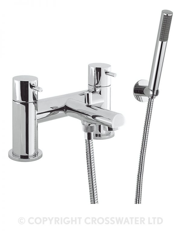 Crosswater Kai Lever Bath Shower Mixer Deck Mtd KL422DC