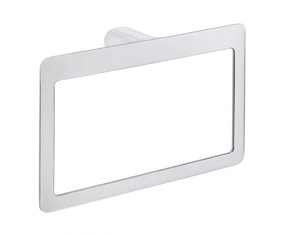 Gedy Pirenei Chrome Flat Bathroom Towel Ring PI70-13