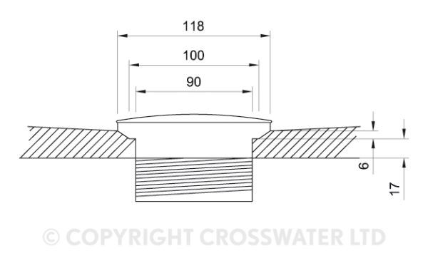 Crosswater 1500mm x 800mm x 45mm Stone Resin Shower Tray