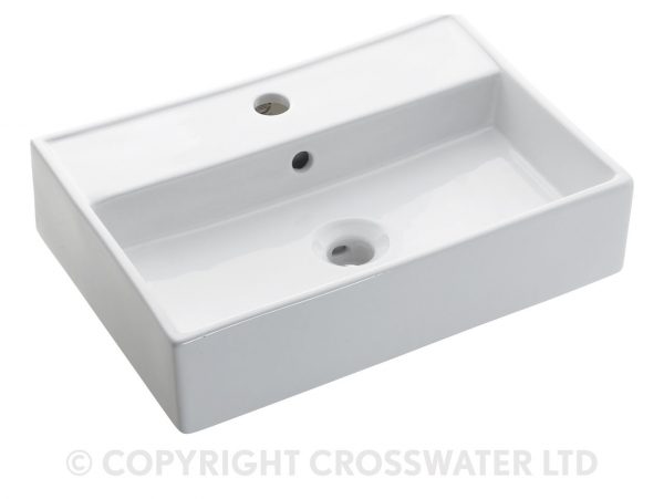 Crosswater Turin Wall Mount Basin 500 WM0017BSCW
