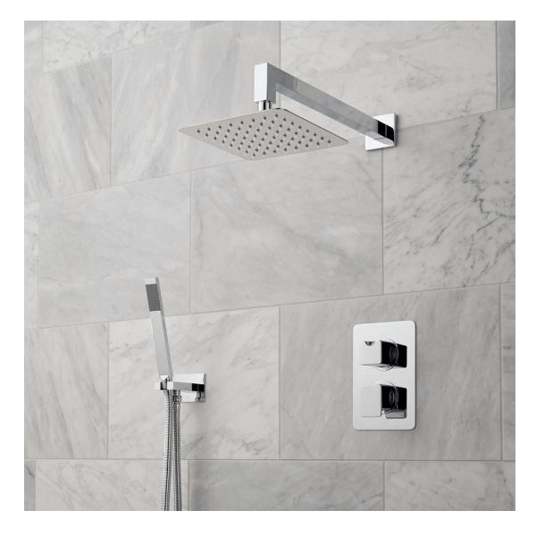 Vado Phase 2 Outlet Shower Valve With Fixed Head & Shower Kit