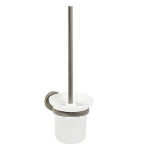JTP Vos Toilet Brush Set Wall Mounted in Brushed Black (27165BBL)