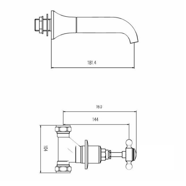 bc designs victrion crosshead wm bath filler tech spec