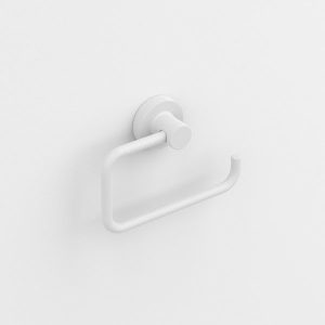 Tecno Project White Open Toilet Roll Holder by Origins Living