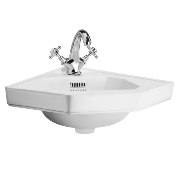 Bayswater Fitzroy 1 Tap Hole 595mm Corner Basin (BAYC013)