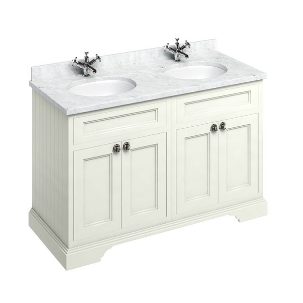 edwardian 1300mm double unit door sand carrara img