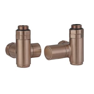JTP Brushed Bronze Dual Fuel Angled Rad Valves (DFRVBRZ)