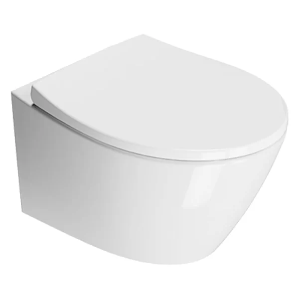 GSI Modo 52 Pan wall hung toilet Swirlflush Wh 52X37