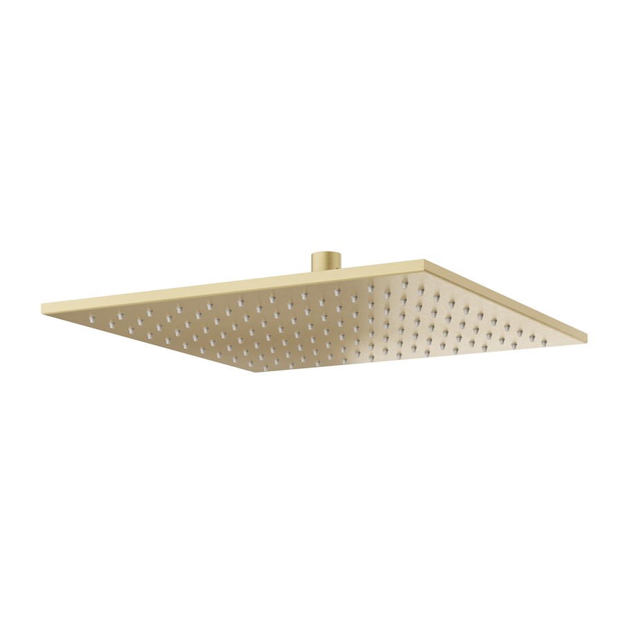 Crosswater Shower Head Zion 300mm Brushed Brass FH330F_V2 Crosswater Shower Head Zion 300mm Brushed Brass FH330F_V2